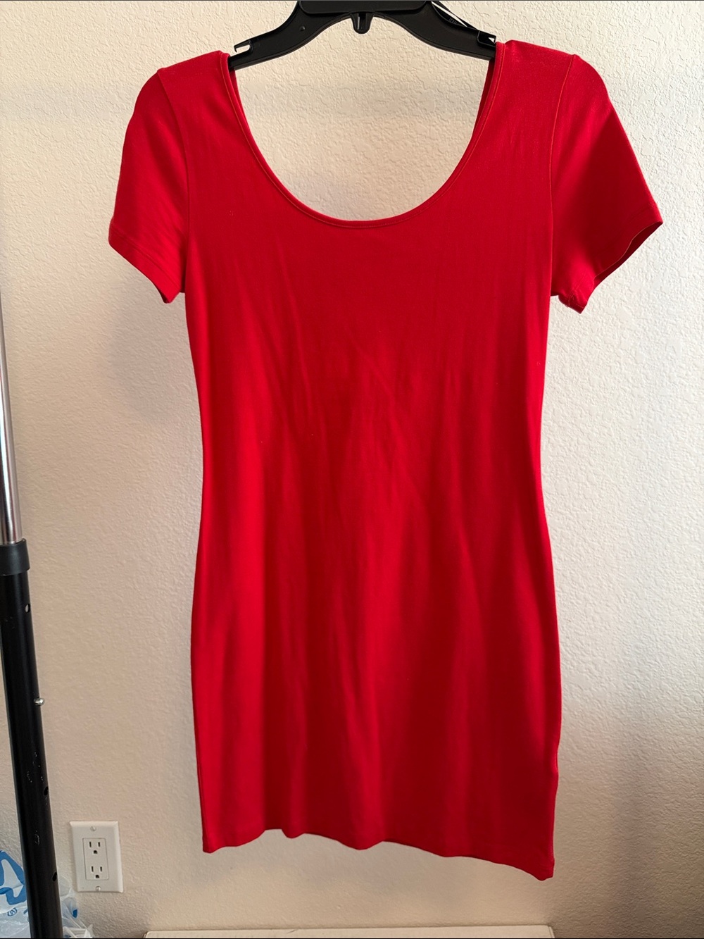 Forever 21 Red Scoop Neck dress